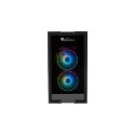 Obudowa GENESIS IRID 353 ARGB, Micro Tower, 2xUSB 2.0, 2x Jack, 1xUSB 3.0, Czarny | Genesis | IRID 353 ARGB | Czarny | ATX | Zas