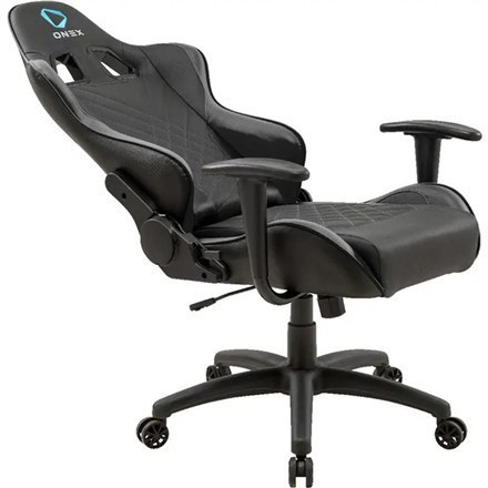 Onex PVC; Nylonowe kółka; Metal | Fotele gamingowe | ONEX GX220 AIR | Czarny