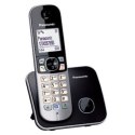 Panasonic | Bezprzewodowy Telefon KX-TG6811FXB z Wyświetlaczem | ID Dzwoniącego | Czarny | Konferencyjne Połączenia | Pojemność