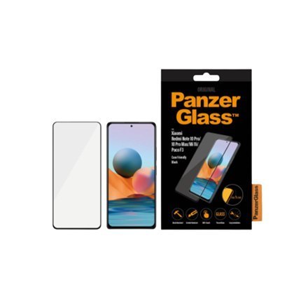 PanzerGlass | Ochraniacz ekranu - szkło | Xiaomi MI 11 Lite, 11i; Xiaomi Redmi Note 10 Pro | Szkło hartowane | Czarny | Przezroc