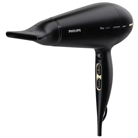 Philips | Suszarka do włosów | HPS920/00 Prestige Pro | 2300 W | Liczba ustawień temperatury 3 | Funkcja jonizacji | Czarny/złot