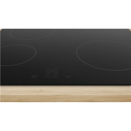 Płyta Bosch | PKE61RBA2E | Elektryczna | Liczba palników/stref gotowania 4 | Dotykowa | Timer | Czarna