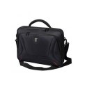 PORT DESIGNS | Pasuje do rozmiaru 15,6 " | Courchevel | Messenger - Briefcase | Czarny | Pasek na ramię