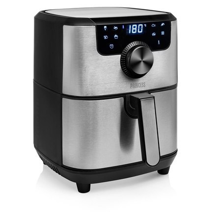 Princess | Digital Airfryer Deluxe | 182033 | Moc 1500 W | Pojemność 4,5 L | Czarny/Stal nierdzewna