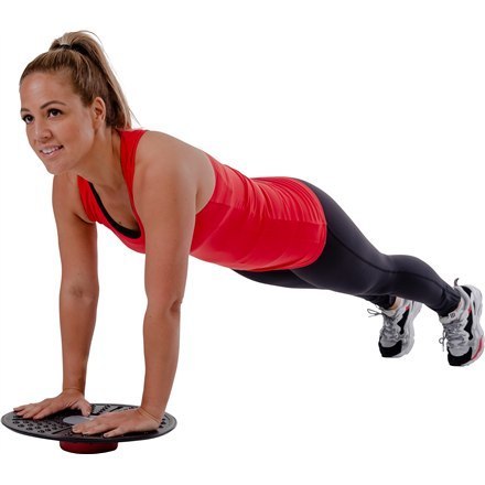 Pure2Improve | Regulowana deska do balansowania | Czarny/czerwony