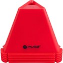 Pure2Improve | Triandle Conesset (6szt) | Czerwony