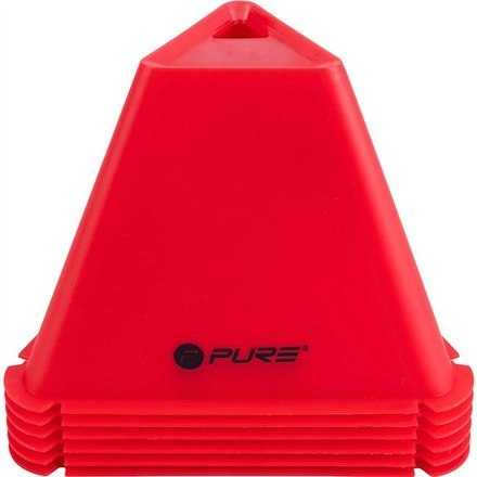 Pure2Improve | Triandle Conesset (6szt) | Czerwony