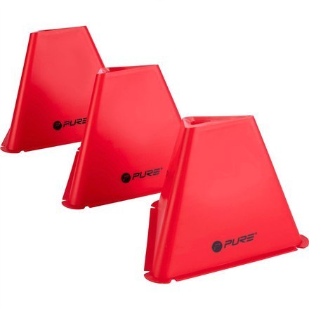 Pure2Improve | Triandle Conesset (6szt) | Czerwony