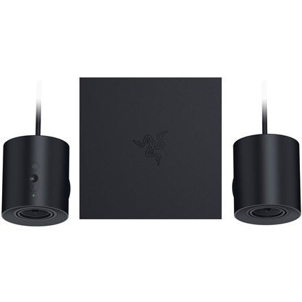 Razer | Głośniki do gier z przewodowym subwooferem | Nommo V2 - 2.1 | Bluetooth | Czarny