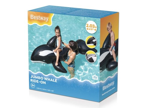 Bestway Duża dmuchana ORKA do pływania 203x102cm 41009