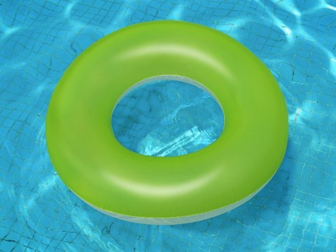 Bestway Duże koło do pływania NEON POMARAŃCZOWE 91cm 36025