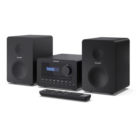 Sharp XL-B520D(BK) Tokyo Hi-Fi Micro System 2.0, FM/DAB/DAB+/USB, CD, Bluetooth 5.0, Aux-in, czarny | Sharp | Tokyo Hi-Fi Micro