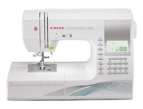 Singer | Quantum Stylist™ 9960 | Maszyna do szycia | Liczba ściegów 600 | Liczba dziurek na guziki 13 | Biały
