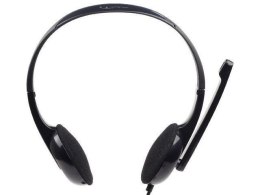 Słuchawki stereo Gembird MHS-002 z wbudowanym mikrofonem, złączem 3,5 mm, kolor czarno-czerwony. Gwarancja 24 miesiące.
