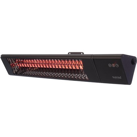 SUNRED | Grzejnik | PRO25W-SMART, Triangle Dark Smart Wall | Podczerwień | 2500 W | Liczba poziomów mocy | Odpowiedni do pomiesz