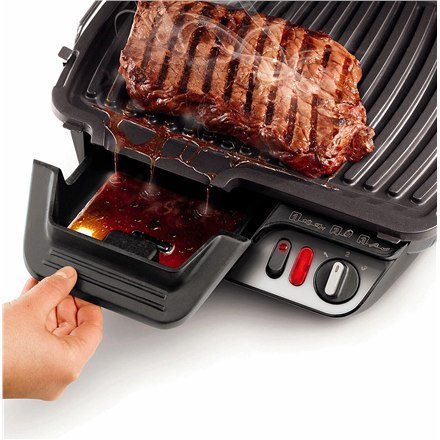 TEFAL | GC305012 | UltraCompact | Grill elektryczny | 2000 W | Stal nierdzewna/czarny