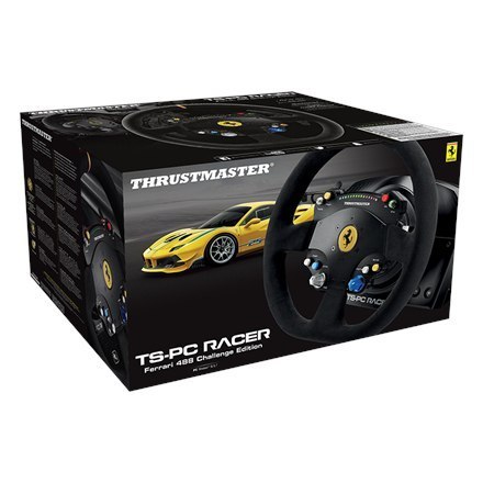 Thrustmaster | Kierownica TS-PC Racer Ferrari 488 Challenge Edition | Kierownica do gier wyścigowych