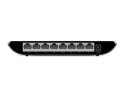 TP-LINK | Przełącznik | TL-SG1008D | Niezarządzalny | Desktop | 1 Gb/s (RJ-45) ilość portów 8 | Typ zasilania Zewnętrzny | 36 mi