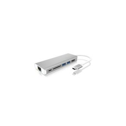 Wieloportowa stacja dokująca USB typu C Raidsonic | USB-C Dock | Gwarancja 12 miesięcy