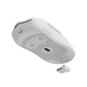 Zircon 500 | Bezprzewodowa mysz dla graczy | 2,4 GHz, Bluetooth, USB | Biały
