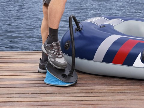 Bestway Pompka nożna do materaca + 2 różne adaptery 29x22cm 62005