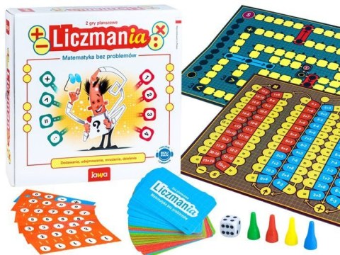 Jawa Edukacyjna gra planszowa LICZMANIA - matematyka bez problemów GR0286
