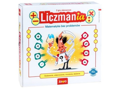 Jawa Edukacyjna gra planszowa LICZMANIA - matematyka bez problemów GR0286 Jawa Edukacyjna gra planszowa LICZMANIA - matematyka bez problemów GR0286