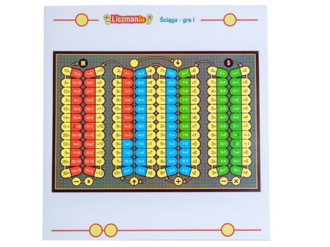Jawa Edukacyjna gra planszowa LICZMANIA - matematyka bez problemów GR0286 Jawa Edukacyjna gra planszowa LICZMANIA - matematyka bez problemów GR0286