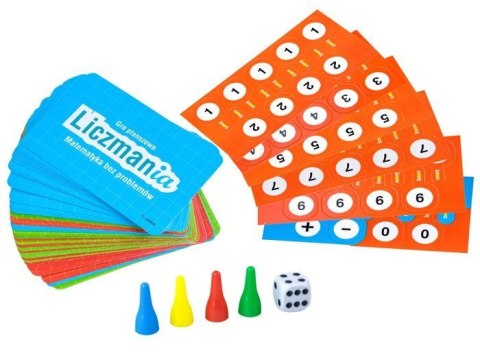 Jawa Edukacyjna gra planszowa LICZMANIA - matematyka bez problemów GR0286 Jawa Edukacyjna gra planszowa LICZMANIA - matematyka bez problemów GR0286