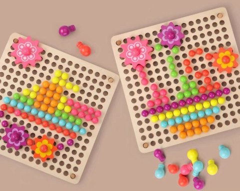 DREWNIANE KLOCKI GRZYBKI JHTOY-617