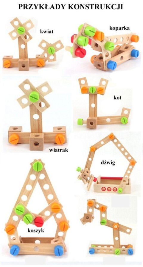 Duży drewniany warsztat