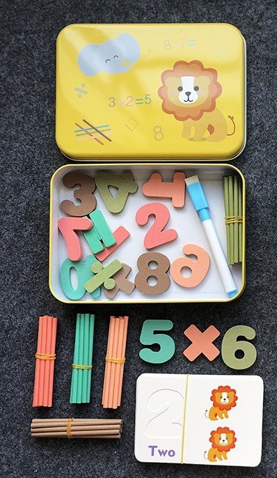 KLOCKI MAGNETYCZNE CYFRY JHTOY-616