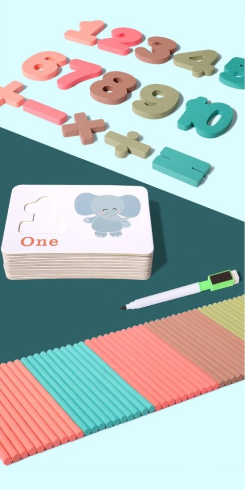 KLOCKI MAGNETYCZNE CYFRY JHTOY-616