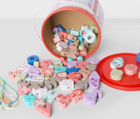 KORALIKI DO NAWLEKANIA ALFABET CYFRY