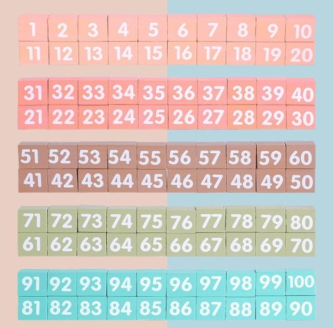 PUZZLE KLOCKI DODWANIE JHTOY-074