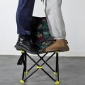 TABORET KRZESEŁKO SKŁADANY WĘDKARSKI TURYSTYCZNY CAMPINGOWY MOCNY Z OPARCIEM I KIESZONKĄ I POKROWCEM