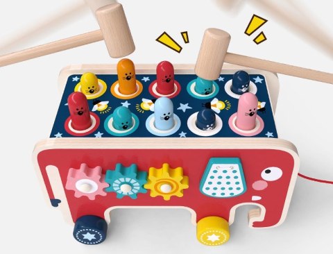 WBIJAK DREWNIANY SŁOŃ AUTOBUS JHTOY-523