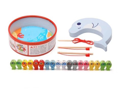 Wędkarstwo rybki do łowienia z magnesami korale balansujący delfin