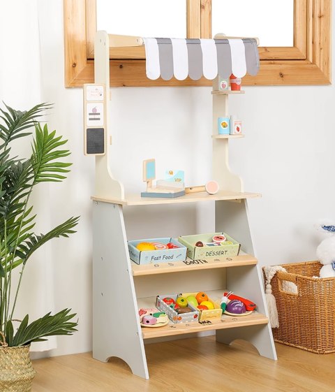 OGROMNY SKLEP STRAGAN DREWNIANY WARZYWANIK SUPERMARKET + AKCESORIA