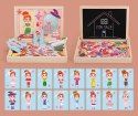 TABLICA MAGNETYCZNA MAGNESY PUZZLE UBIERANKA MONTESSORI