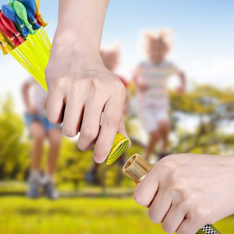 BALONY WODNE bomby na wodę Do Rzucania Baloniki XXL 111 szt dla dzieci