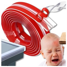 BEZBARWNA TAŚMA ZABEZPIECZAJĄCA KANTY MEBLI LISTWA NA ROGI OSŁONA KRAWĘDZI NICEKIDS 5m