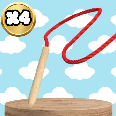 KORALIKI KLOCKI DREWNIANE DO NAWLEKANIA MONTESSORI 42 EL. ALFABET ZWIERZĘTA OWOCE