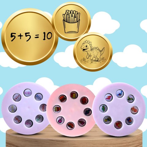 LATARKA PROJEKTOR DLA DZIECI POKAZ SLAJDÓW RZUTNIK OBRAZKÓW NA ŚCIANĘ SUFIT