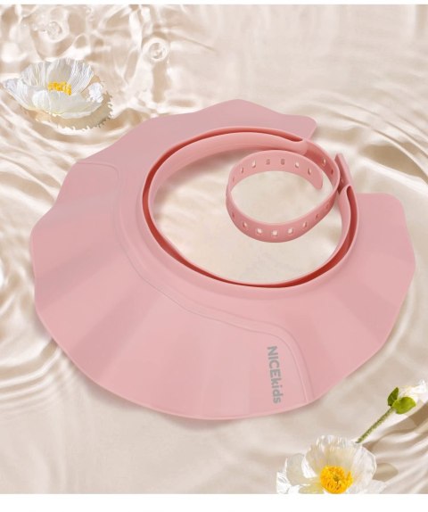 RONDO KĄPIELOWE NICEKIDS PREMIUM DASZEK DO MYCIA GŁOWY KĄPIEL DZIECI RÓŻOWY