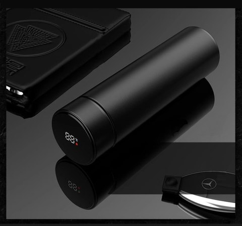 KUBEK TERMICZNY TERMOS SMART LED 500ML CZARNY