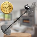 WENTYLATOR STOJĄCY PODŁOGOWY METALOWY Wiatrak Cichy Mocny BEZPIECZNY Ø50 CM