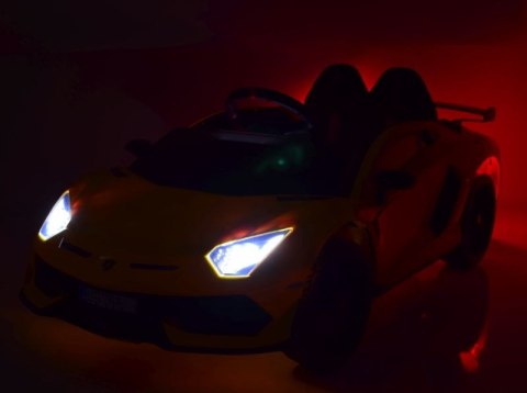 ORYGINALNE LAMBORGHINI SVJ PEŁNA OPCJA, MIĘKKIE KOŁA, MIĘKKIE SIEDZENIE/HL328