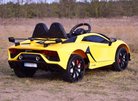 ORYGINALNE LAMBORGHINI SVJ PEŁNA OPCJA, MIĘKKIE KOŁA, MIĘKKIE SIEDZENIE/HL328