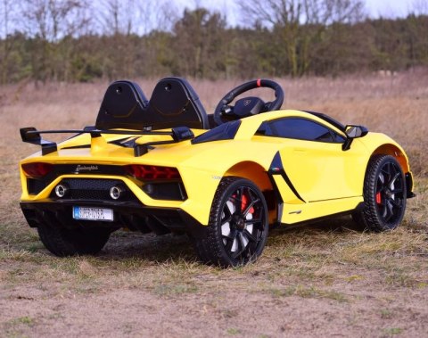 ORYGINALNE LAMBORGHINI SVJ PEŁNA OPCJA, MIĘKKIE KOŁA, MIĘKKIE SIEDZENIE/HL328